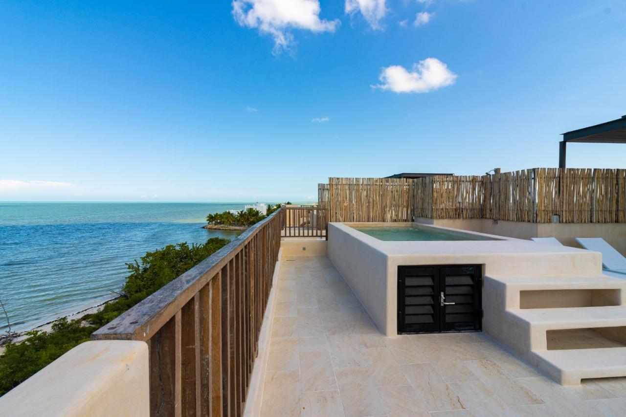 Beautiful Ocean View Penthouse With Private Pool -C301 Hotel Isla Holbox Exterior photo